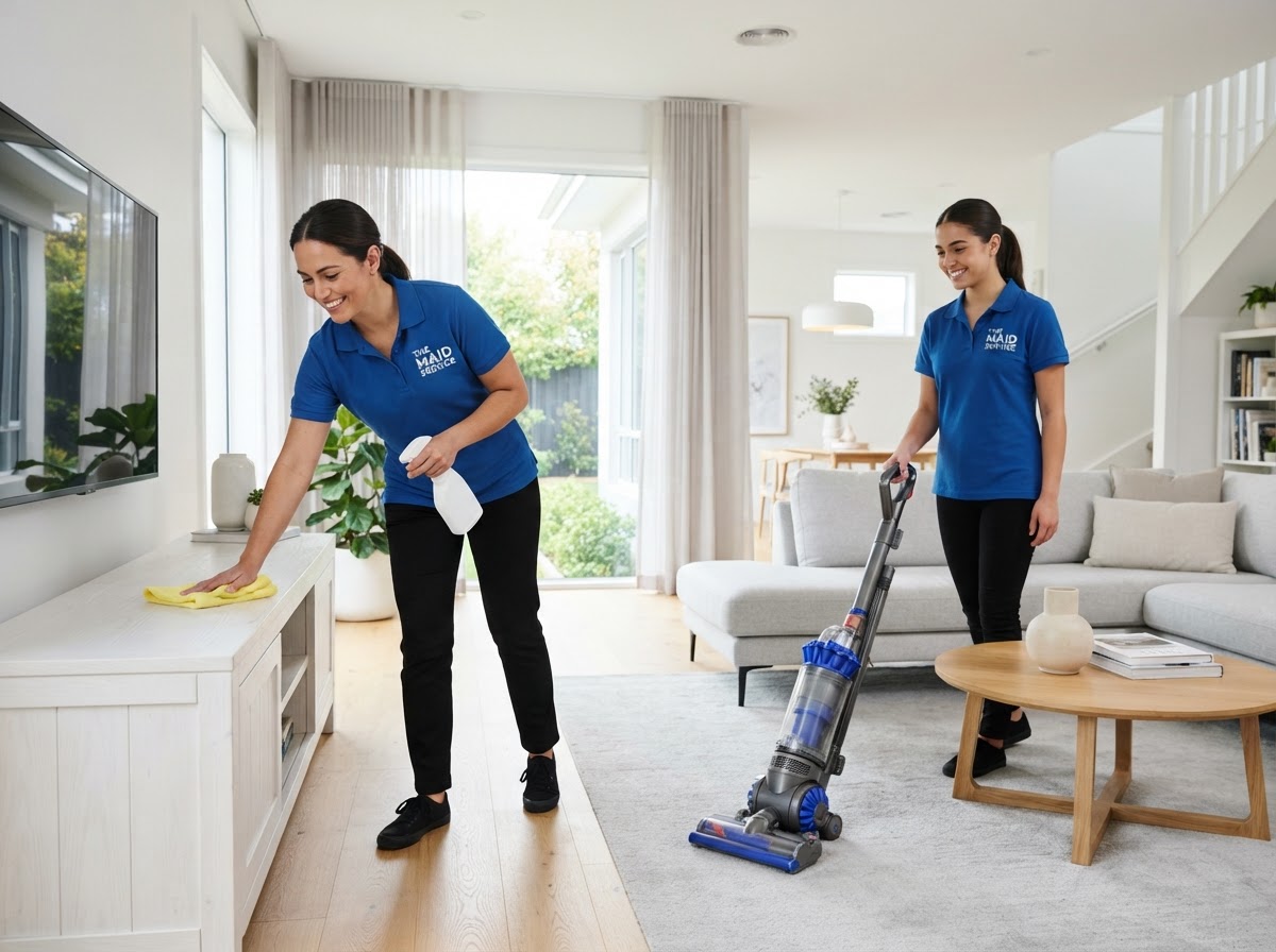 Professional cleaning team